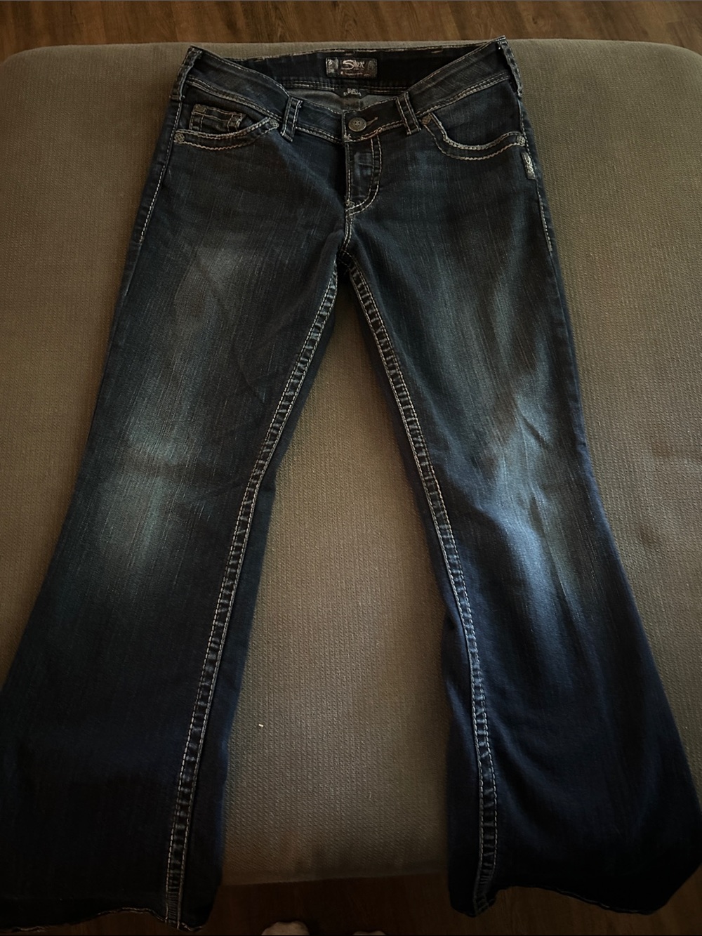 Silver Jeans Dark Wash Wide Leg Jeans